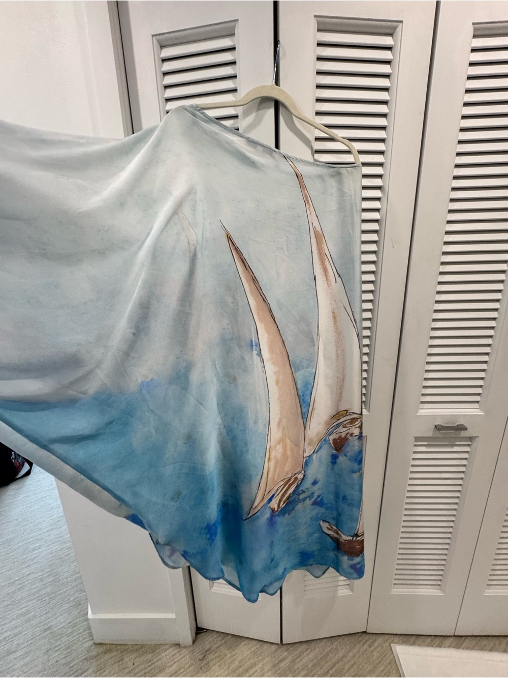 Limited Edition - Ramona Larue Women’s One-Shoulder Sailboat Kaftan